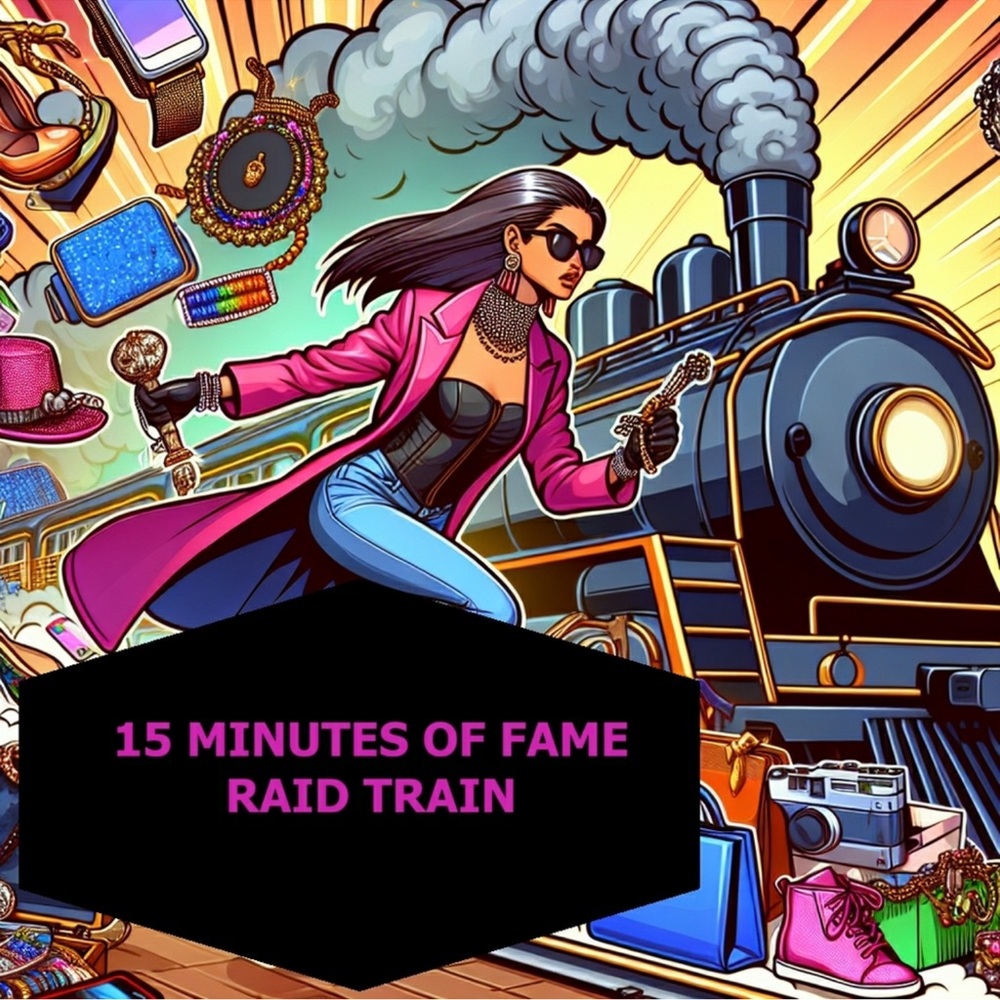 GET ON BOARD. 15 Minutes Of Fame Raid Train